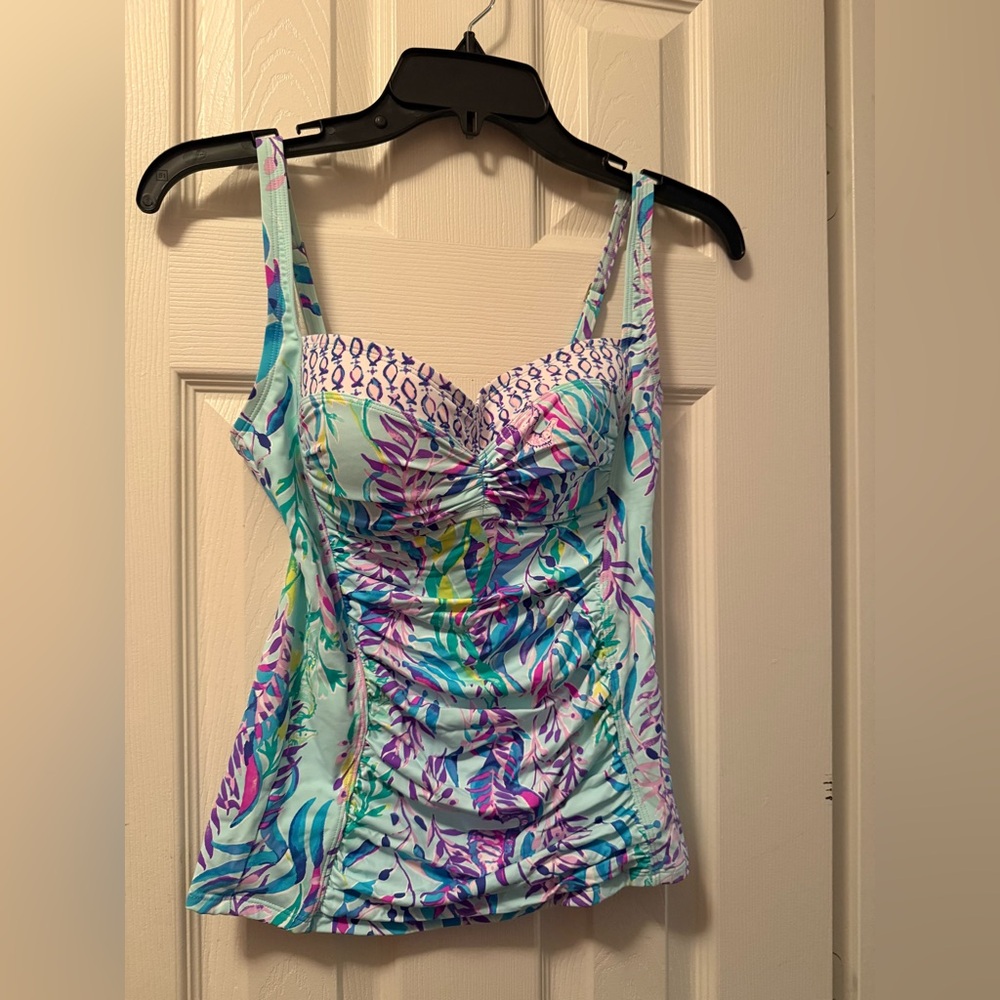 Lilly Pulitzer Tropical Print Tankini Top 4